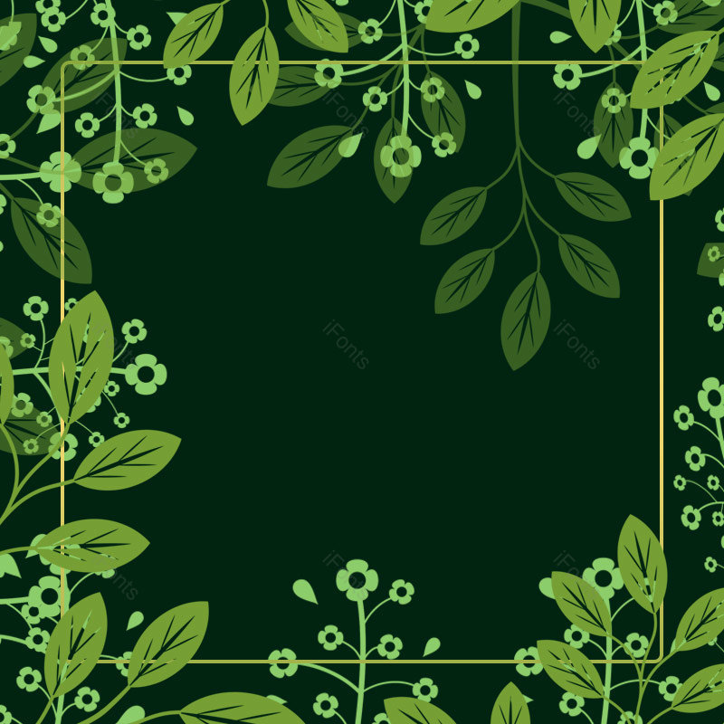 绿色装饰插画植物春季春天叶片文艺背景,插画/手绘图,插画/手绘图库,插画/手绘图下载,插画/手绘